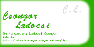 csongor ladocsi business card